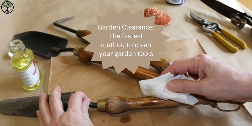 Garden Clearance: The fastest method to clean your garden tools